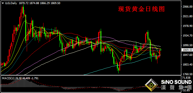 汉声张新才:[1月21日晚评]金价持续1870附近整理.短线逢低做多为主