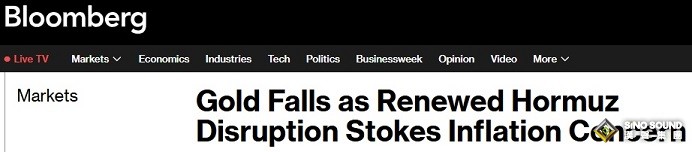 突傳伊朗拒絕與美國新的和平談判！黃金“大變臉” 金價一度暴跌近95美元