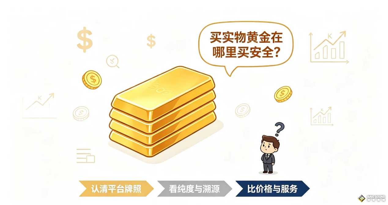 買實物黃金在哪里買安全? 三大原則避開陷阱