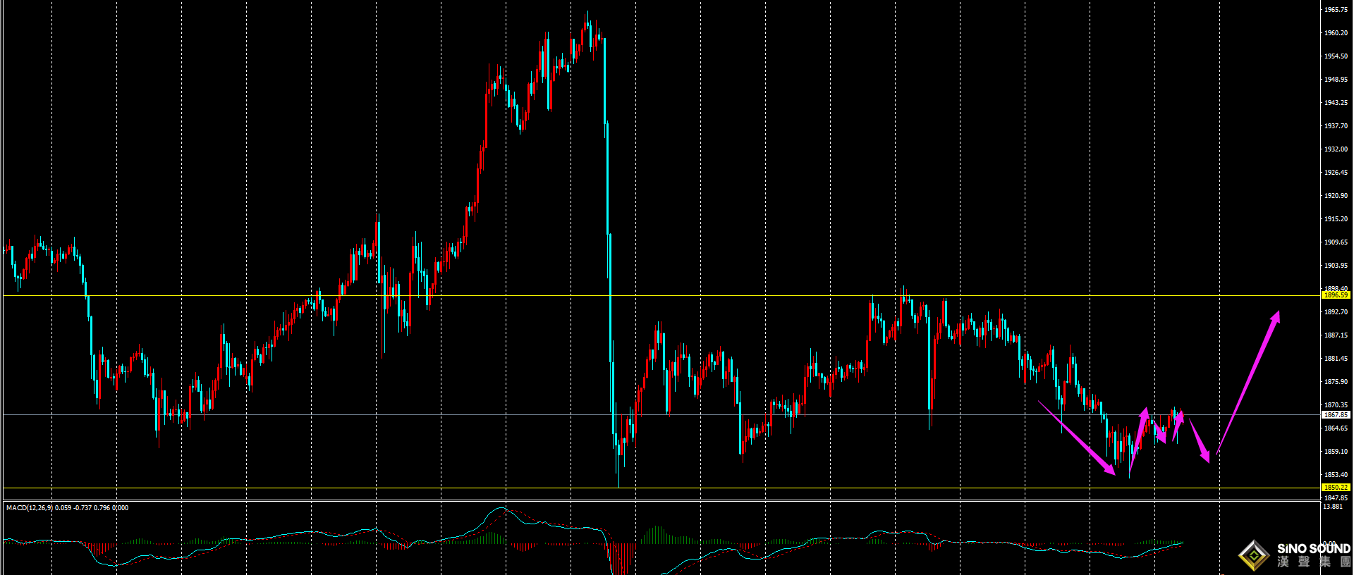 刘建伟:月线级别支撑1850,晚间美盘筑底做多