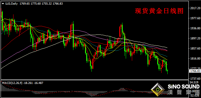 漢聲張新才：[2月26日晚評]黃金市場顯示極度拋售，金價存在低位反彈需求
