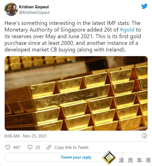 吊足好奇心！這國21年來首次購買黃金 秘而不宣引發市場人士關注
