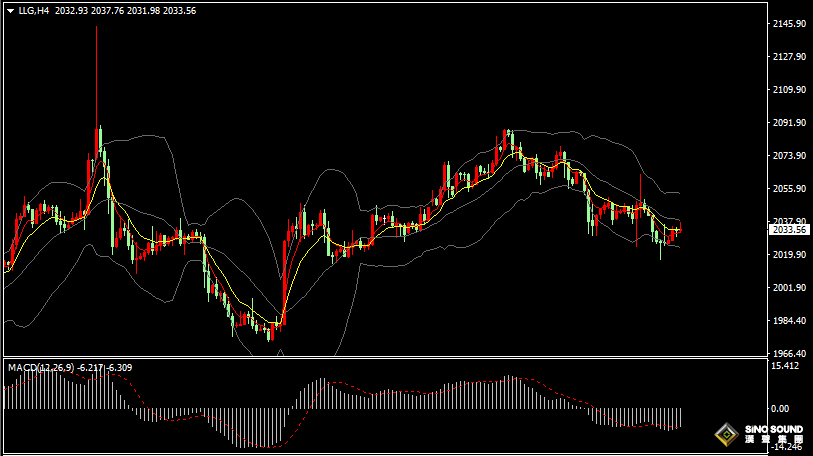 漢聲張新才:[1月9日晚評]金價多頭相對乏力，估計短線維持調整